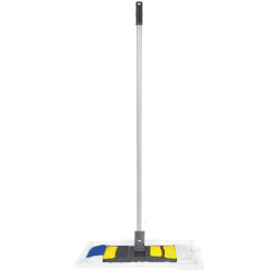 Mop płaski bawełniany kieszeniowy 40 cm - komplet (uchwyt,mop,kij)